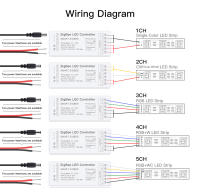 Controlador Inteligente Zigbee 3.0 Para Hogar Inteligente RGB LED Compatible Con Tiras LED 5050/2835 Neón COB Dimmer RGBCCT Interruptor WiFi - details 4