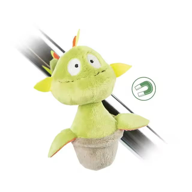 NICI - Herbivorous - Adhesivo magnético para nevera - Tablero de mensajes - Peluche de dibujos animados - Decoración bonita - Planta carnívora - Recomendado para mayores de 10 años - 1