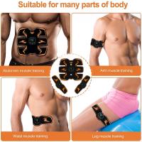 Estimulador Muscular EMS Inteligente Sin Cable Entrenador De Fitness Adelgazante Corporal Masajeador De Masa Para Abdomen - details 2