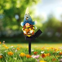 Gnomo de Jardín solar | Estatua de Gnomo Abeja | Luces de Estaca para Jardín | Decoración de Jardín al Aire Libre - details 0