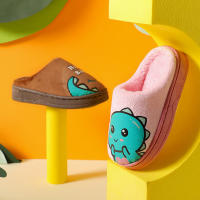Chupines De Invierno Para Niños Dinosaurio Suaves Y Cálidos De Plush No Slip Para Interior Talla True to Size Unisex - details 3