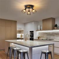 Luz De Techo Minimalista Estilo Industrial Americano Para Dormitorio Estudio Sala De Estar Foyer Pasillo Entrada Corredor Material Metálico LED Incluido - details 4