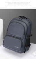 Mochila Para Hombre Mochila De Viaje Casual Impermeable De Gran Capacidad Con Computadora Bolsa De Estudiante De Colegio Marca Trendy - details 17