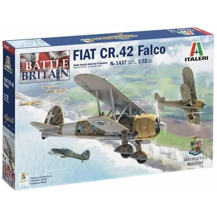 Italeri 1437 - Maqueta FIAT CR.42 Falco. Escala 1/72 - 1