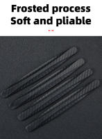10PCS Almohadillas Anticolisión Para Puertas De Coche Textura De Fibra De Carbono Anticollisiones Del Portón Delantero Y Trasero - details 4