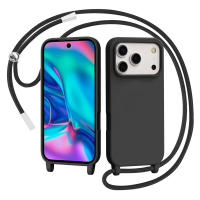 Funda con Cuerda para iPhone 17 Pro Max, Carcasa Colgar Colgante Silicona Collar Correa de Cuello Cordón Ajustable - Meloenvias - details 0