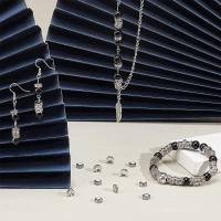 100pcs Bolas De Espaciador Tibetano Grabadas Redondas De Plata Antigua 7.5x3mm Metálicas Para Joyería - details 2