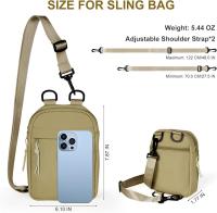 Bolso bandolera para hombre y mujer, impermeable, minibolso de hombro transpirable, mochila ligera para viajes, senderismo, ciclismo y deportes. - details 0