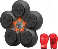 Máquina de Boxeo con música inteligente, 6 objetivos y 9 velletordades-Recargable por USB, inalámbrico, material de PU - Perfecta para fitness y entrenamiento en interiores - Gran idea para regara Estes Navidad - details 1