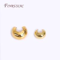 Cubiertas De Bola Abierta 18K Oro Pintado 3mm/4mm Para Finos De Joyería DIY Suministros Al Por Mayor Cubiertas Redondas Para El Final De Los Crimpas - details 8