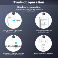 Adaptador Bluetooth Para Coche Gadpow Transmisor Y Receptor FM Auricular De Mano Para Reproductor Mp3 Audio Carro - details 3