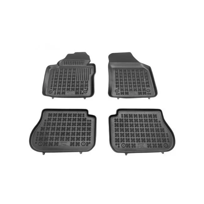 Rezaw Plast Alfombrilla caucho 3D premium  Volkswagen CADDY III, IV versión 5 pasajeros  2004 - 2020  Volkswagen CADDY III, IV Maxi Life versiones 5 pasajeros, 7 pasajeros (con la tercera fila de asientos plegada)  2007 - 2020  REF: 200107 - 1