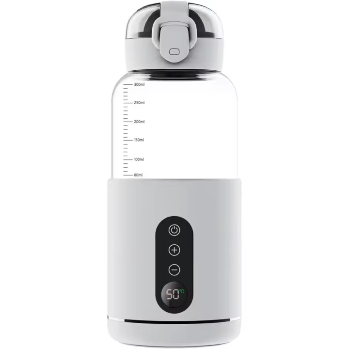 Calentador de agua con leche para bebé, capacidad de 300ml, Control preciso de temperatura, batería integrada, inalámbrico, instantáneo - 1