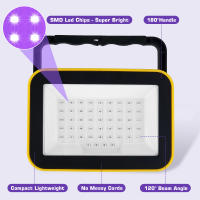 Luz Negra LED UV Para Fiestas Disco DJ Halloween Xmas Luz De Escenario Ultravioleta Eficiente Bombilla LED Fuente De Luz Portátil Para Dance - details 6
