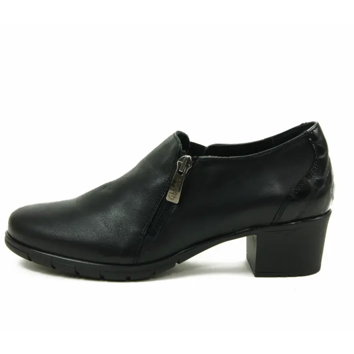 VALERIA'S mod. 9540 zapato sport para mujer en piel natural, cremallera - 1