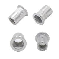 20Pcs Aleación De Aluminio Rivnut M3 M4 M5 M6 M8 M10 M12 Cabeza Plana Inserto Taponado Tornillo Rivet Nut Para Carpintería - details 0