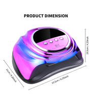 Lámpara De Secado De Uñas Profesional Con 66 LED Y Sensor Automático Para Gel De Uñas UV Herramienta De Salon De Uñas Con Base Removible - details 6