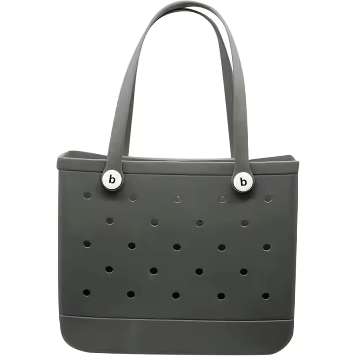 Bolsa de Playa de gran capacidad, Bolsa de almacenamiento de EVA, durable, Creative, impermeable, con Agujero en El Techo, Bolsa de Playa, cesta de silicona, Bolsa Grande with Agujero, bolsa de almacenamiento de gran tamaño 48CM * 36CM * 24C - 1