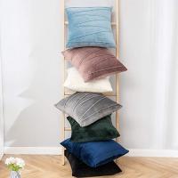 Juego De 2 Fundas Para Cojines Verdes Decorativas Suaves Y Sólidas De Velours Para Sofá Y Dormitorio Cuidado Del Ambiente: Sin Químicos Origen: China Continental Estilo Americano Poliéster 100% Lavable Y Desmontable - details 8