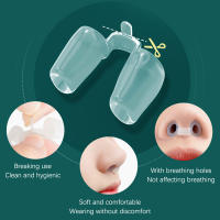 Molde De Silicona Para Soporte De Nariz Postoperatorio 1pc Corrector De Forma De Nariz Desviado Fijador De Puntas De Nariz Hermético - details 2