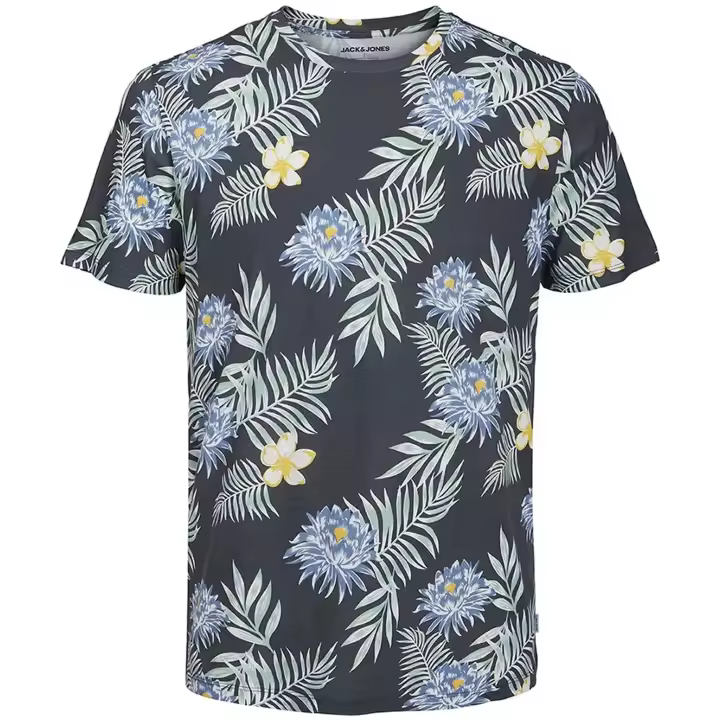 Camiseta de Manga Corta Jack&Jones Asphalt para hombre en color negro - 1