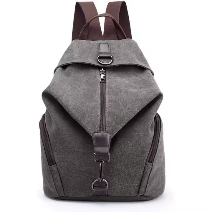 Mochila Bolso Casual Lona para Señora Viaje Gran Capacidad Informal Bolsa Mochila Mujer para Vacaciones Camping Viajes Senderismo - 1