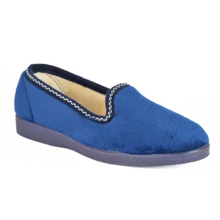 Mº680 Marino  Hecho en España Zapatilla Casa Marino Numeración: 35-41 Marca: Carmelo Color: Marino MUY COMODA Y AGRADABLE CON FORRO MUY SUAVE Y CONFORTABLE PARA EL PIE IDEALES PARA CASA - 1