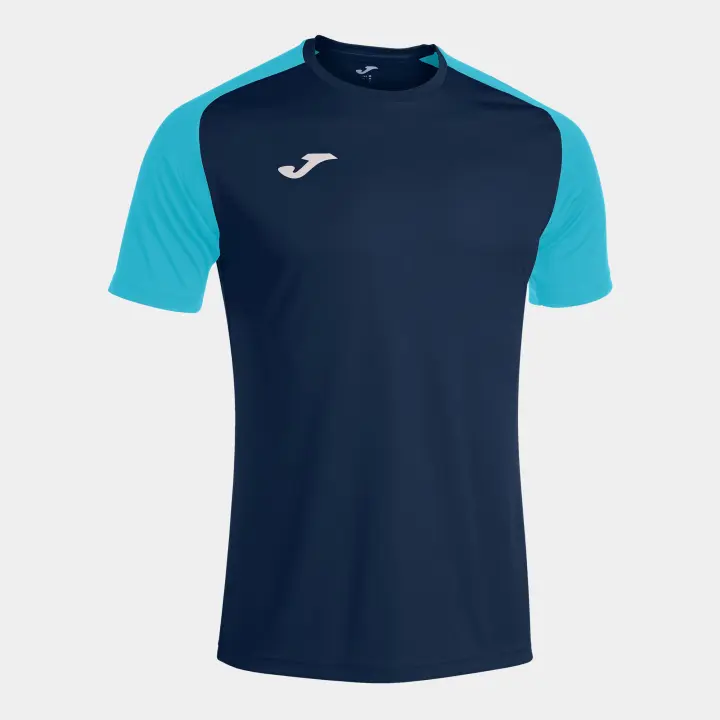 Camiseta M/C Hombre Joma Academy IV 101968 Marino Turquesa Flúor 342 Ligera - 1