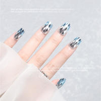 Parches De Uñas Con Patrón De Diamantes Bloque Material Plástico Decoraciones Para Enhanceamiento De Uñas Y Sequinias - details 10