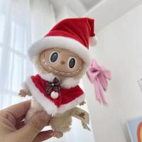 Muñeca De Peluche Miniatura Labubu I Y II 17cm Ropa De Muñeca Coreana Kpop Exo Accesorios DIY Vestido Rosa Regalo Estilo Nuevo - details 4