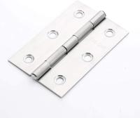 10 piezas de harrajespara muebles de Maple inoxidable para el hogar, bisagras para Puerta de 55 mm x 33 mm de longitud - details 0