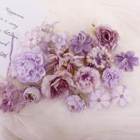 Rozas Mezcladas De Seda Flores Artificiales Para Decoración De Hogar Y Boda Arreglo Floral DIY Accesorios De Regalo - details 5