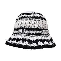 Sombrero De Paja Panamá Plegable Para Mujer Verano 2025 Estilo Coreano Casual Con Estampado Rayado Sombrero De Sol Hueco De Bollo - details 5