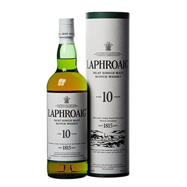 Whisky Laphroaig 10 Años - Botella 70 CL - Islay Single Malt Scotch - 40% - 1