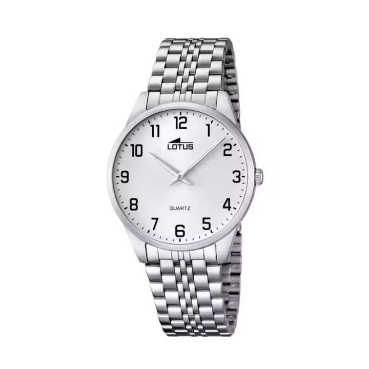 Lotus 15883/1 Reloj Analógico Hombre Acero Inoxidable Blanco Plateado - 1