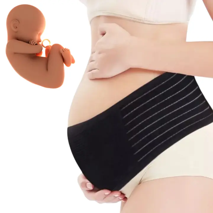 Faja Embarazada de Maternidad, Cinturón Lumbar Banda para el Embarazo, Cinturón de Soporte Pélvico, Cinturón Embarazada Postparto - 1
