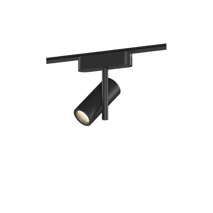 Ledkia Foco Carril LED Magnético 25mm SuperSlim Cuarzo 8W 48V Negro 4000K Blanco Neutro - 1
