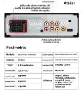 Receptor De Radio Para Coche Universal 1 Din Pantalla Táctil HD Con Control De Un Botón CarPlay MP5 Soporte FM Y USB Para Hyundai Lada Toyota Nissan Ford - details 16