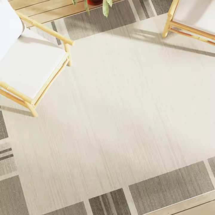 vidaXL Alfombra interior exterior antideslizante pelo corto 190x300 cm - 1