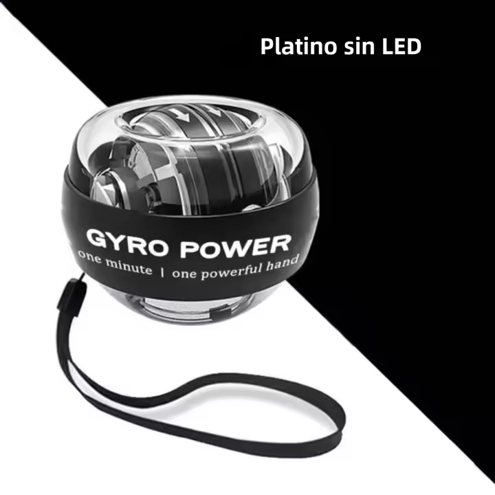 Bola De Poder En La Muñeca Con LED Inicio Automático Gyroscopio Entrenador De Mano Relajador De Músculos Del Brazo Equipo De Ejercicio Físico Para El Hogar Y Deporte - 1