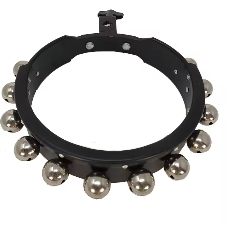 Pandereta para bateria Rockstar Music HMT3HIT  con cascabeles para bateria calidad precio - 1