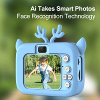 Cámara instantánea infantil, cámaras de fotos digitales compactas, juguetes para niños y niñas, regalos para cumpleaños y detalles de comunión，azul y rosa - details 6