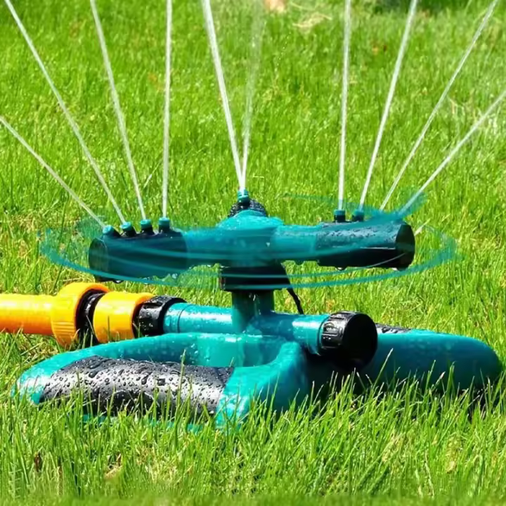 Juego De 4 Aspersores De Jardín Automáticos Que Rotan 360 Grados Para Rociar Agua Ahorra Tiempo Y Esfuerzo Artículos Para Jardín - 1