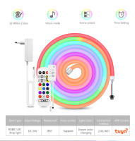 Tira De Luces LED Neón TUYA RGBIC Dreamcolor Impermeable WS2811 Con Efecto De Persecución Y Control WiFi Para Iluminación De Habitaciones - details 1