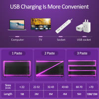 Nexillumi LED Strip Lights 1M-15M Luz De Fondo Para TV RGB Controlado Por APP Y Sincronizado Con La Música USB Powered Para TV De 22-85 Pulgadas - details 5