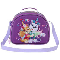 Paw Patrol Bolsa Portamerienda Infantil 3D con Asa para el Hombro, Bolsa Térmica para Almuerzo Skye y Everest La Patrulla Canina, Ideal para Guardería, Colegio, Viaje, Campamento, Vacaciones, Regalo Cumpleaños para Niñas - details 1