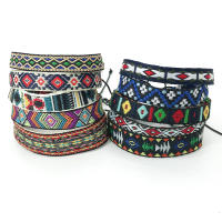 Nuevo Set De 10 Pulseras Punk Clásicas Y Bohemias Para Parejas Unisex Estilo Étnico Geométrico Sin Metálicos Ni Cierres - details 6