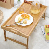 Mesa De Computadora Plegable Con Ventana Tatami Mesa De Desayuno Para Laptop Mesa De Dormitorio Con Almacenamiento Material De Bambú Tamaño 50x24cm - details 16