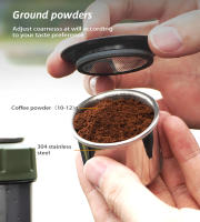 HiBREW H4D Máquina de Espresso Portátil 2 en 1, prensa manual para cápsulas de café y café molido, máquina de café caliente/frío para uso en viajes y en casa - details 2