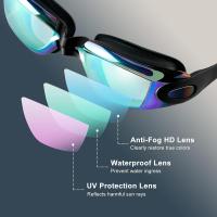 2 Gafas de Natation para adultos, helbres, Mujeres, adolescentes y niños mayores de 8 años, Protección antivaho y UV - details 0